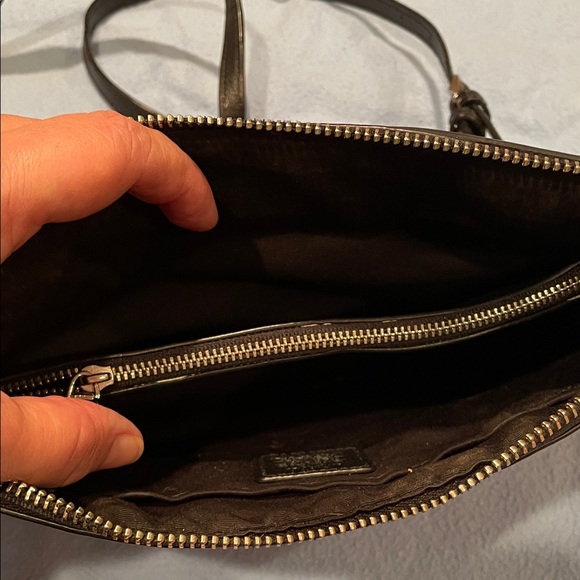 Coach Orange Floral Pattern Crossbody Bag - Picture 3 of 5